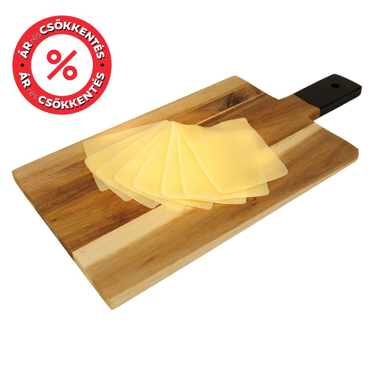 Kifli Delikátesz zsírszegény "light", félkemény hosszan érlelt szeletelt trappista sajt