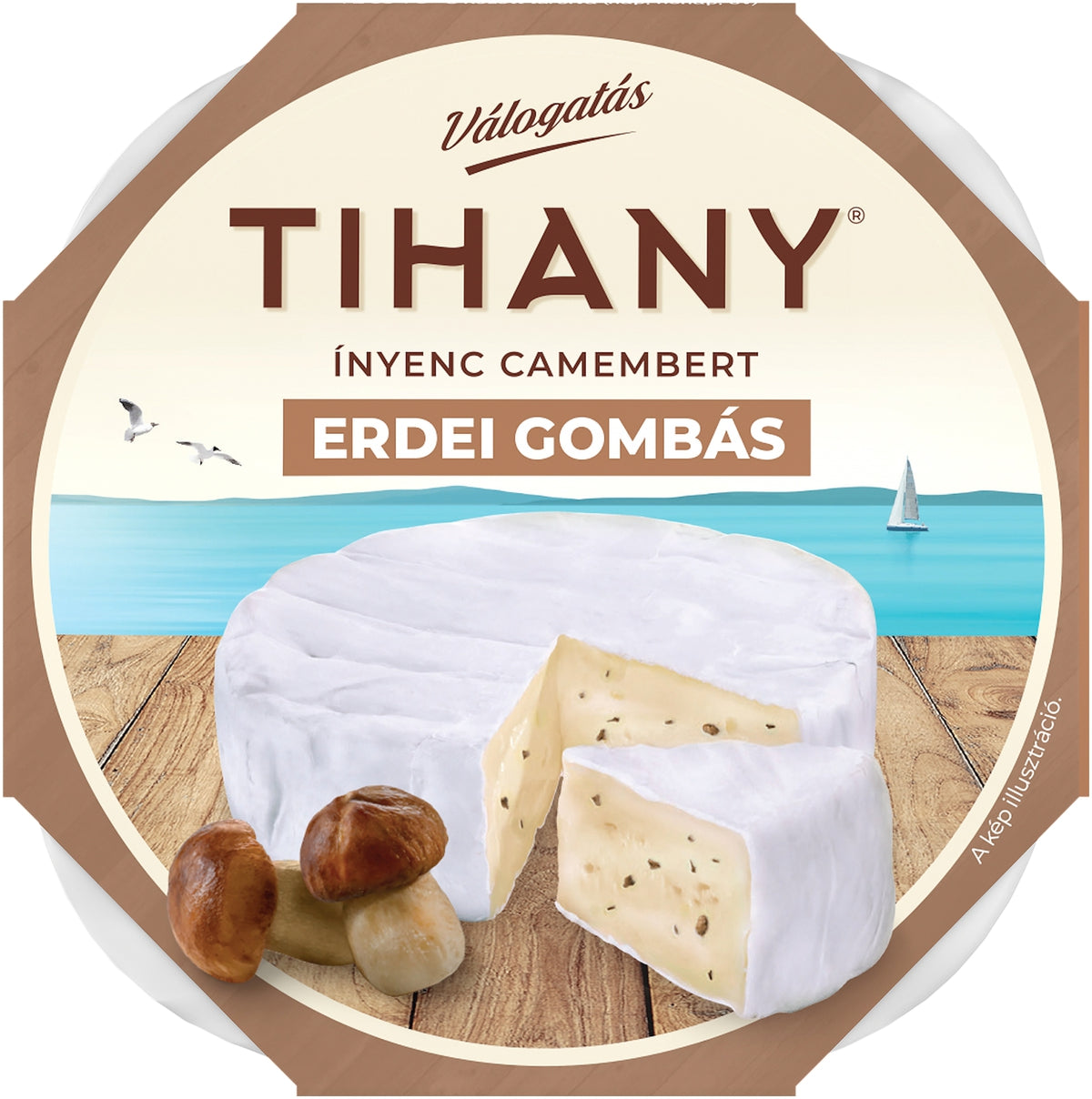 Tihany Ínyenc erdei gombás camembert