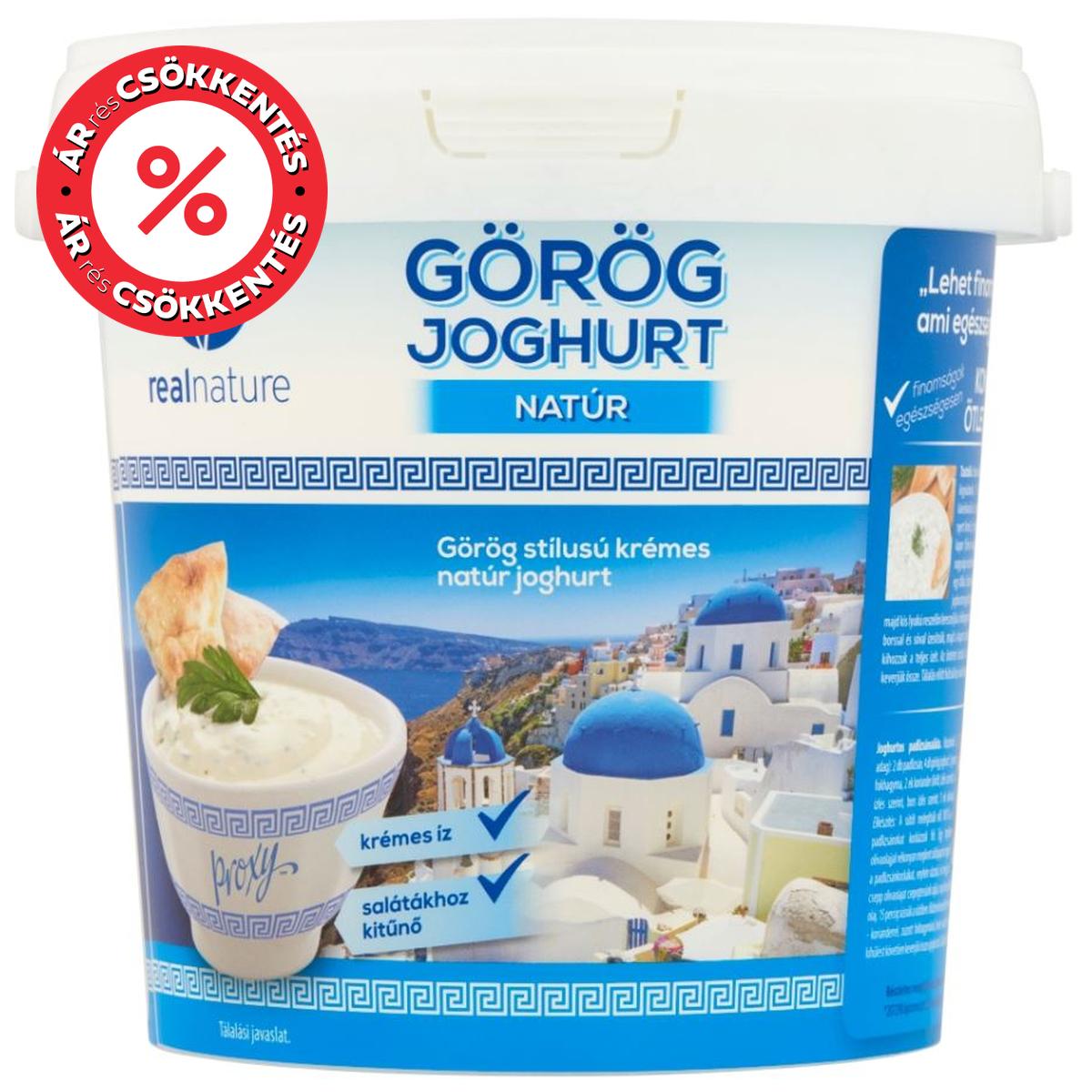 Real Nature Proxy natúr élőflórás görög joghurt