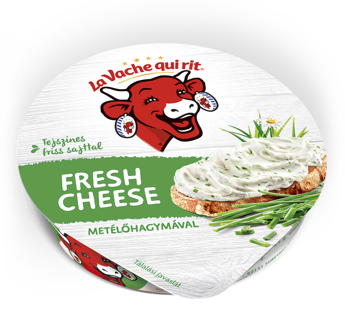 La Vache Qui Rit Tejszínes szendvicskrém friss sajttal, metélőhagymás