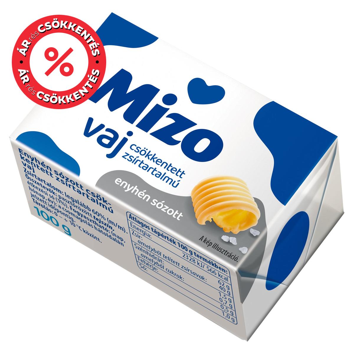 Mizo vaj csökkentett zsírtartalommal, enyhén sózott