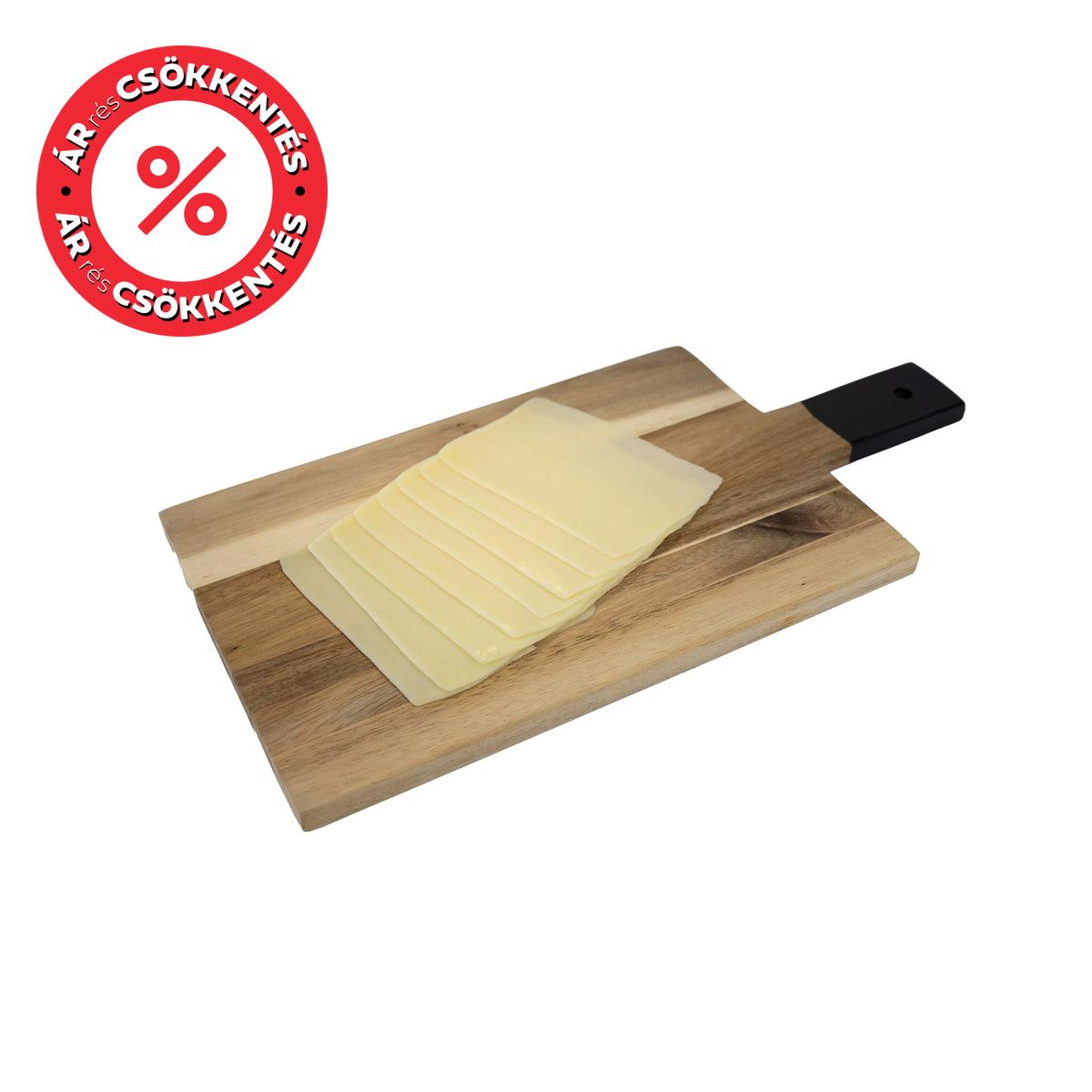 Kifli Delikátesz félzsíros, félkemény hosszan érlelt szeletelt trappista sajt