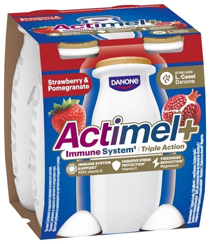 Actimel Triple Action epres gránátalmás joghurtital (4x100ml)