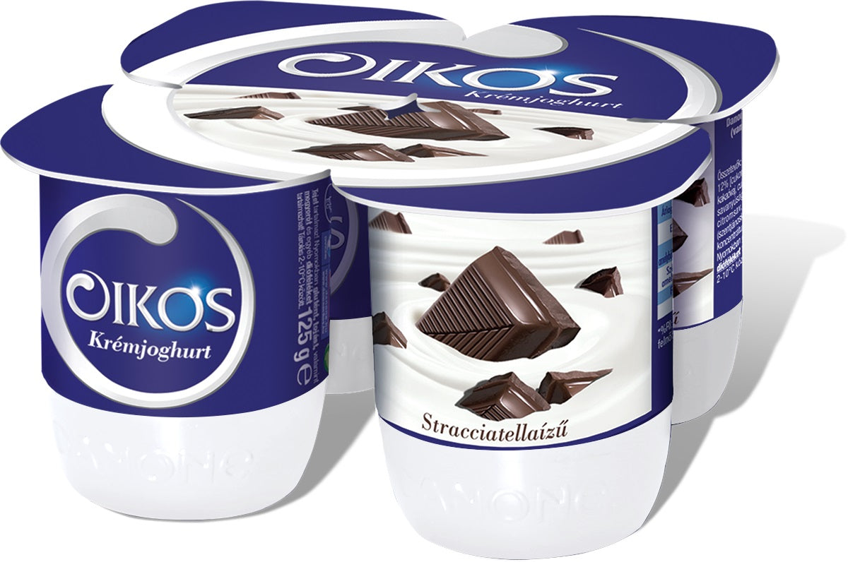 Danone Oikos Görög stracciatellaízű élőflórás krémjoghurt (4x125g)