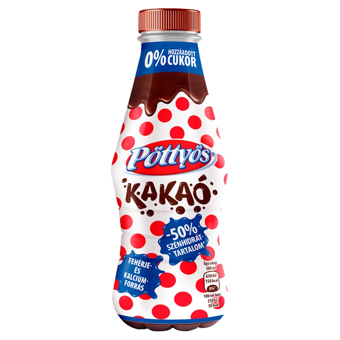 Pöttyös Kakaós tej csökkentett cukortartalommal