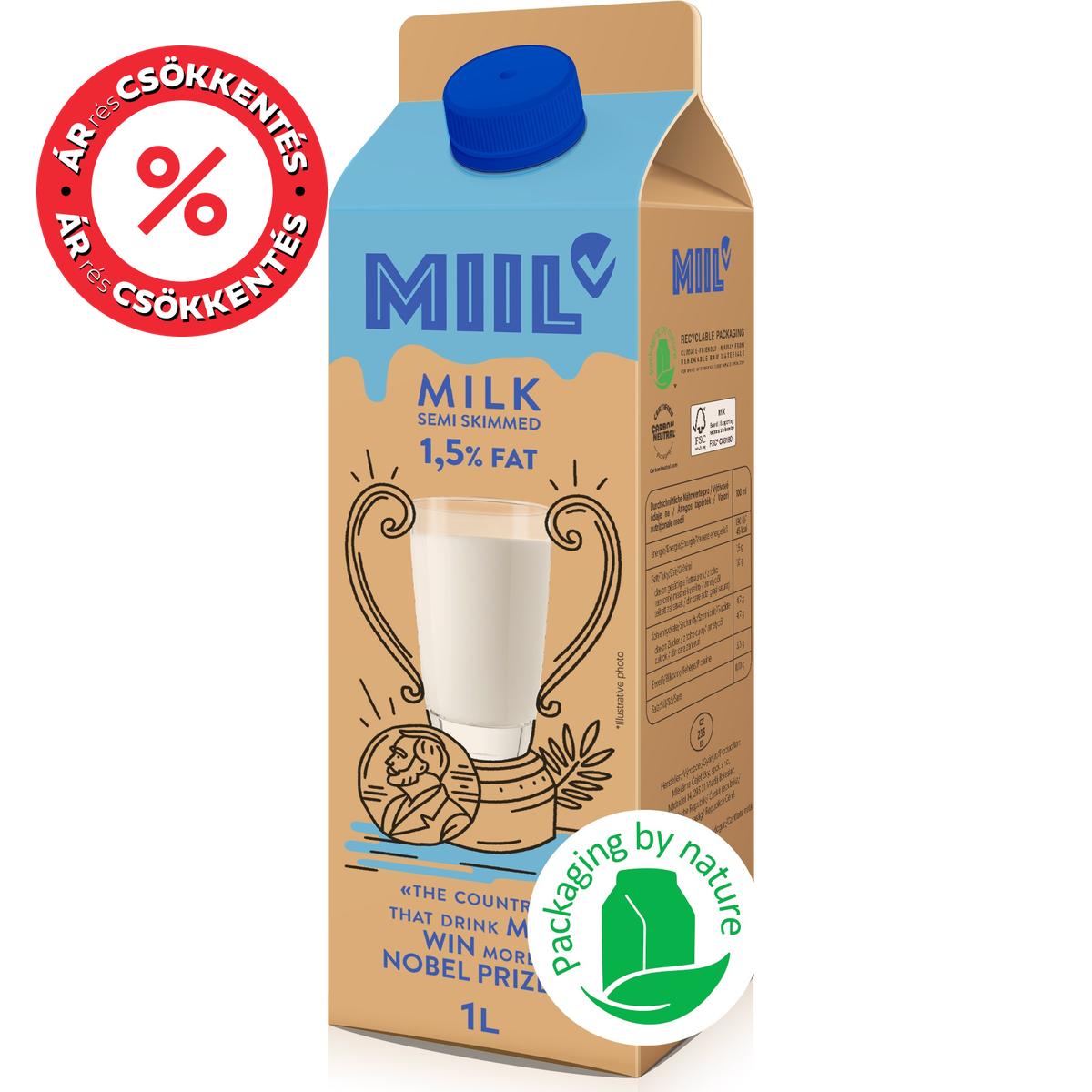 Miil Nem-standardizált Tej 1,5%