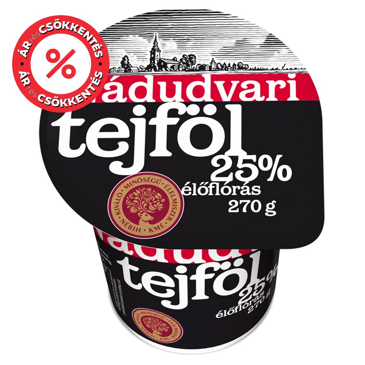 Nádudvari Prémium Tejföl 25%