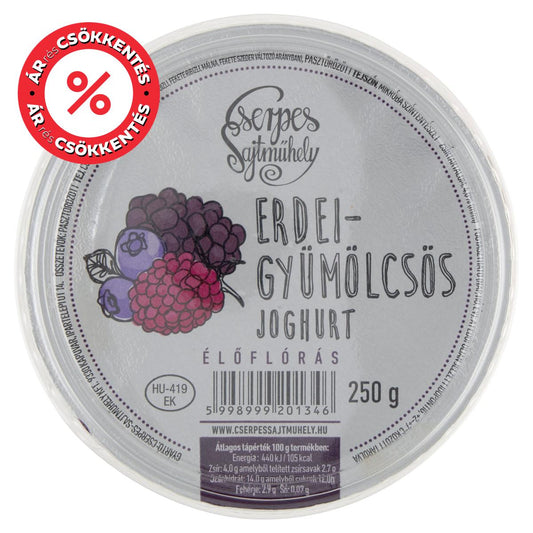 Cserpes Erdei gyümölcsös joghurt