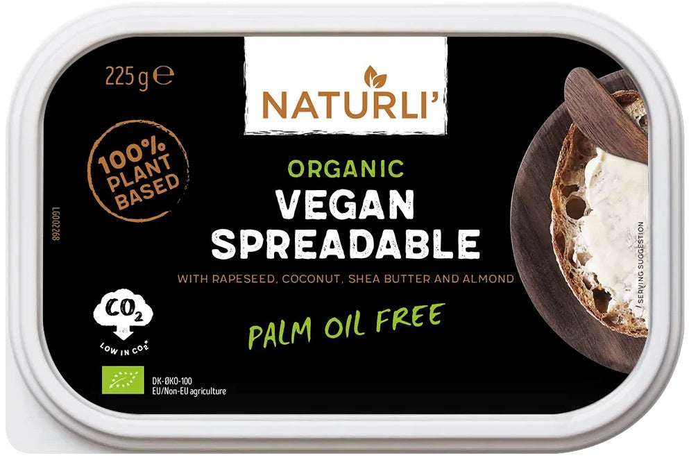 Naturli Vegán növényi alapú BIO vaj alternatíva 75%